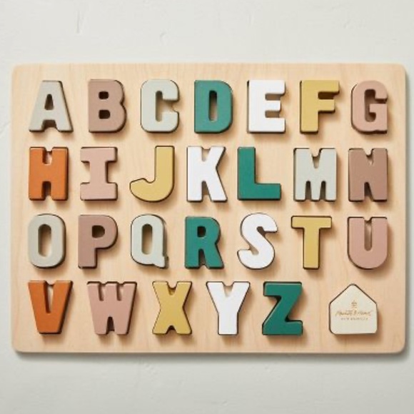Hearth & Hand Other - Toy Alphabet Peg Puzzle - 28pc - Hearth & Hand with Magnolia